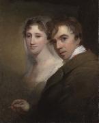 Thomas Sully Self-Portrait of the Artist Painting His Wife (Sarah Annis Sully) Germany oil painting artist
